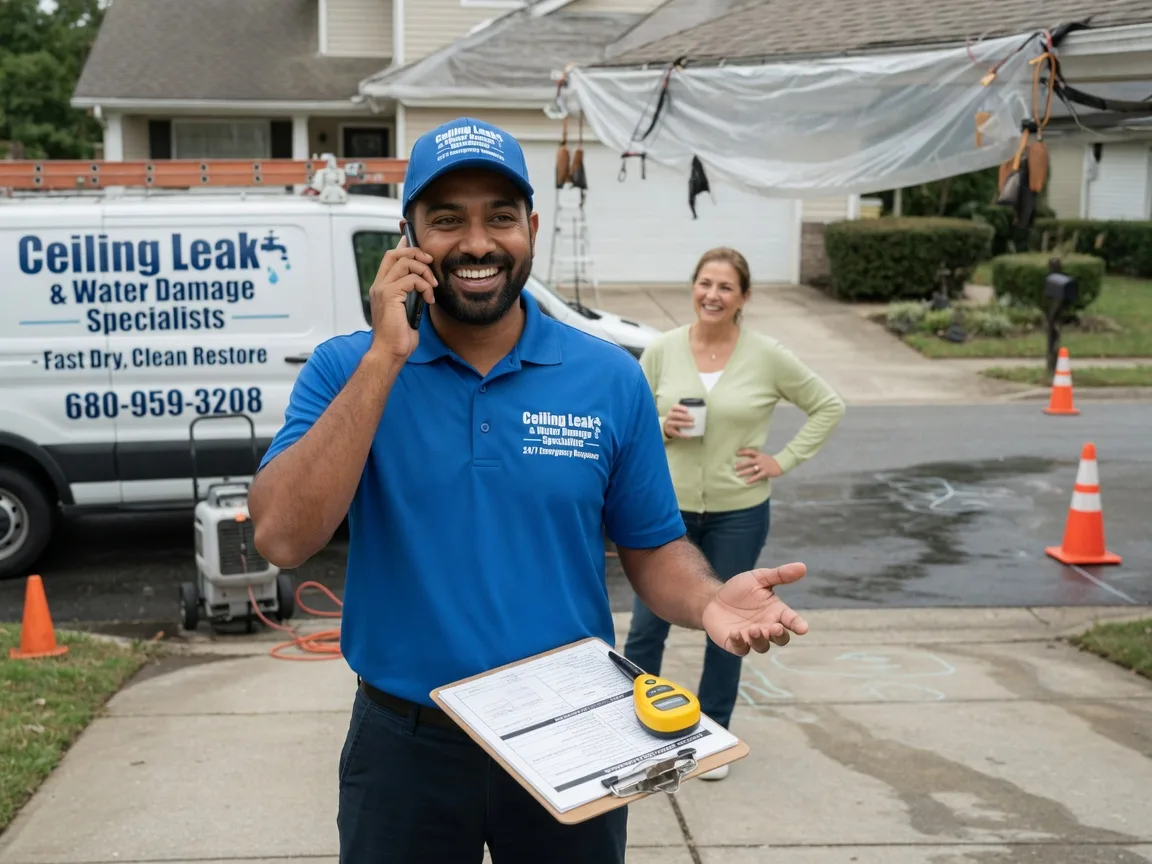 Ceiling Leak Cleanup Lansford, PA FAQs